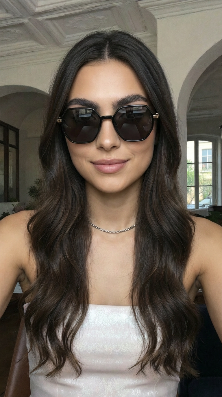 Lentes de sol de plástico casuales
