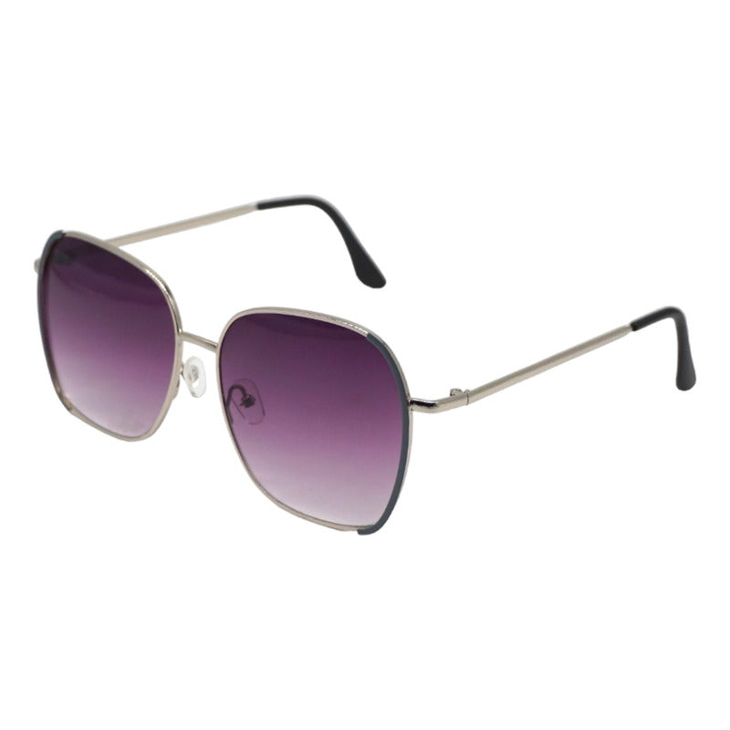 Lentes De Sol De Metal Con Protección Solar