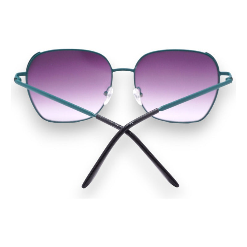 Lentes De Sol De Metal Con Protección Solar