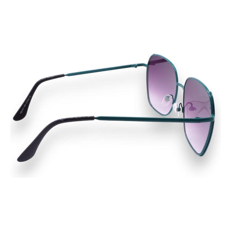 Lentes De Sol De Metal Con Protección Solar